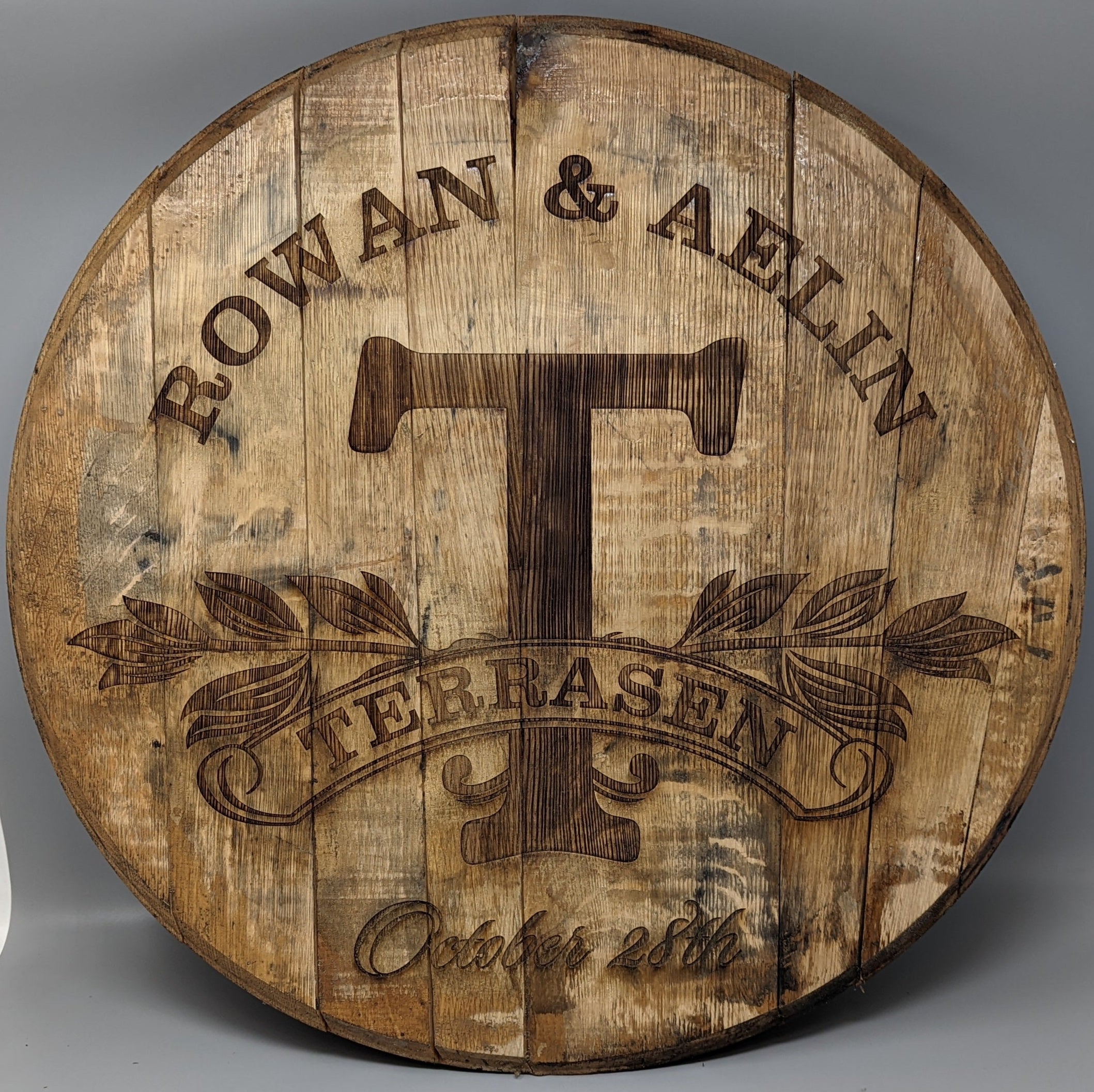 Bourbon Barrel Head
