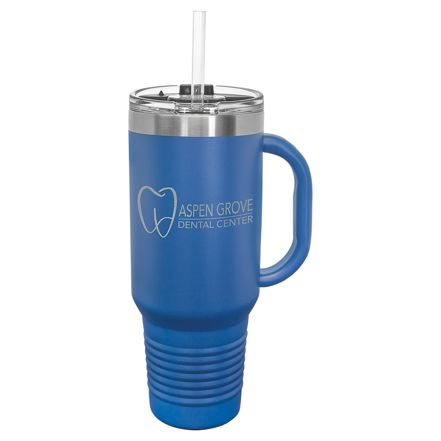 40 oz. Stainless Steel Vacuum Insulated Travel Mug with Straw