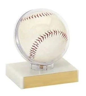 Commemorative Softball or Baseball Ball Display