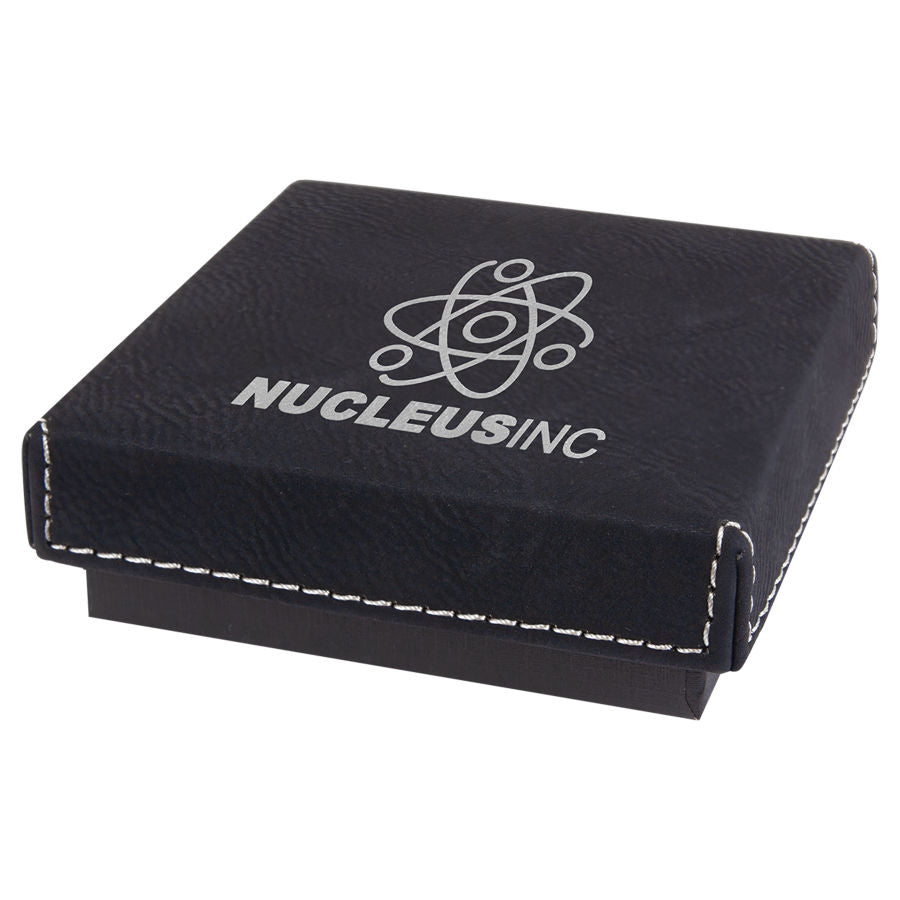 Leatherette Medal Box - 4" x 4"