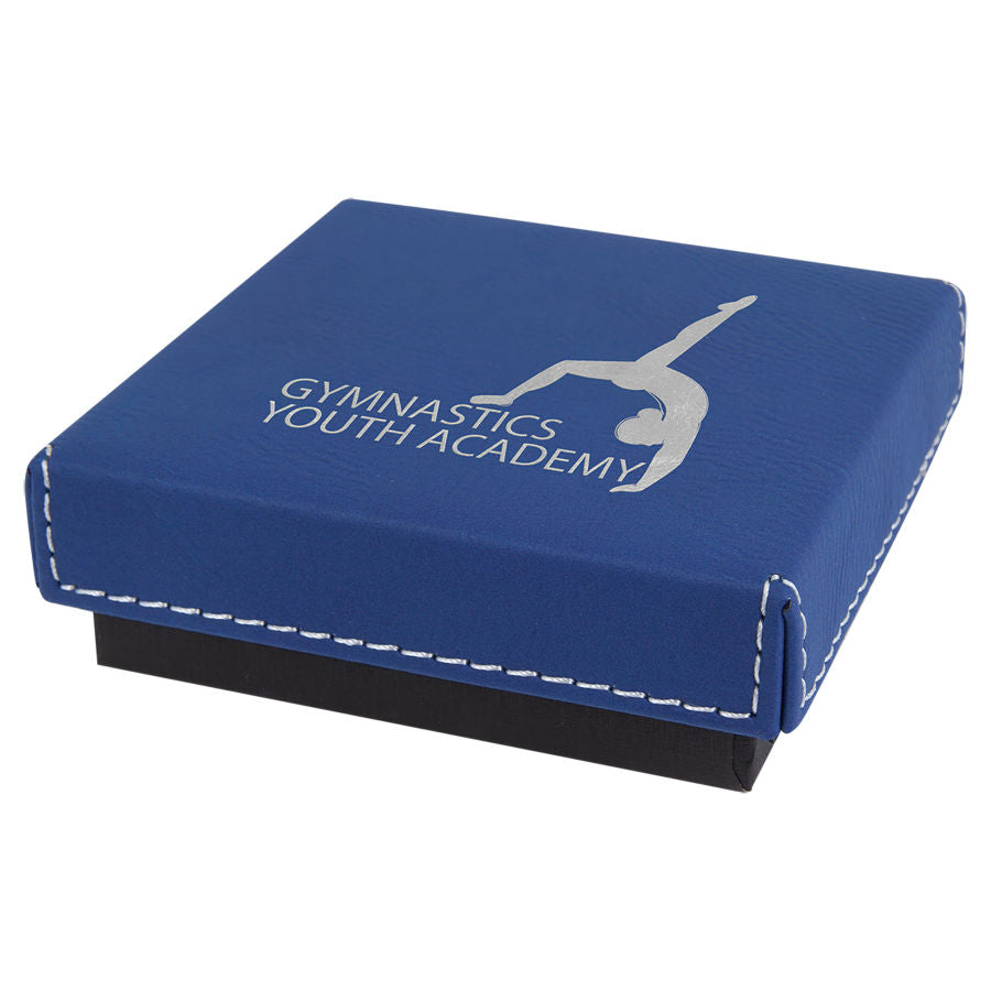 Leatherette Medal Box - 4" x 4"